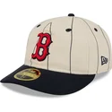 bojd-beige-justerad-keps-59fifty-retro-crown-linen-fran-boston-red-sox-mlb-av-new-era