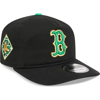 New Era Curved Brim 19TWENTY Saint Patrick's Day Boston Red Sox MLB Black Snapback Cap