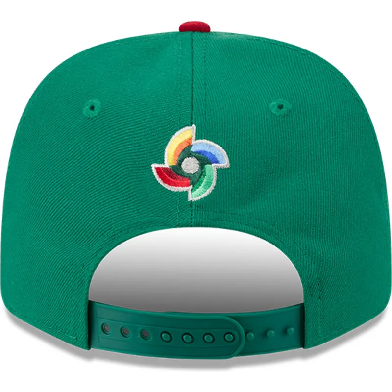 cepice-zaoblena-zelena-snapback-9seventy-stretch-snap-mexico-2026-world-baseball-classic-world-baseball-classic-new-era
