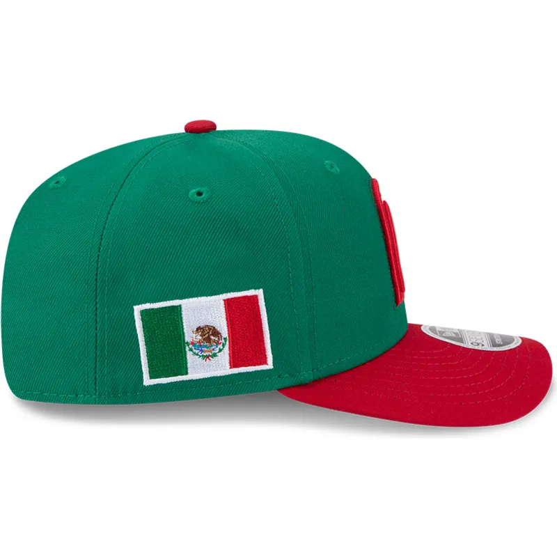 new-era-curved-brim-9seventy-stretch-snap-mexico-2026-world-baseball-classic-green-and-red-snapback-cap