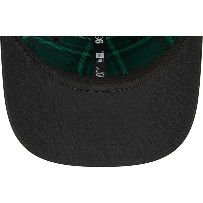 schwarze-gebogene-snapback-kappe-9seventy-stretch-snap-saint-patrick-s-day-der-los-angeles-dodgers-mlb-von-new-era