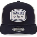 trucker-cap-marineblau-9seventy-stretch-snap-patch-new-york-yankees-mlb-von-new-era