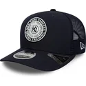 morkbla-trucker-keps-9seventy-stretch-snap-circle-spring-training-fran-new-york-yankees-mlb-av-new-era
