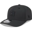 schwarze-gebogene-snapback-kappe-9seventy-stretch-snap-clubhouse-der-los-angeles-dodgers-mlb-von-new-era