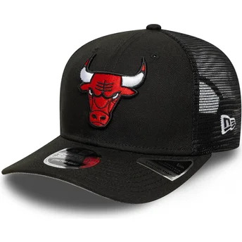 Čepice zaoblená černá snapback 9SEVENTY Stretch Snap Eg Chicago Bulls NBA New Era
