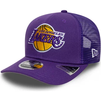 Čepice zaoblená fialová snapback 9SEVENTY Stretch Snap Eg Los Angeles Lakers NBA New Era