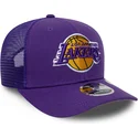 gorra-trucker-violeta-9seventy-stretch-snap-eg-de-los-angeles-lakers-nba-de-new-era