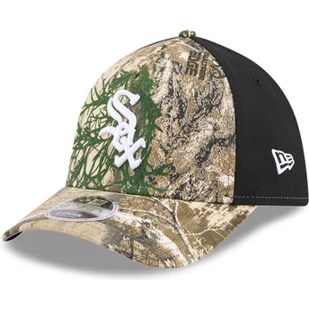 Čepice zaoblená maskáčová přiléhavý 39THIRTY M-Crown A Frame Realtree Chicago White Sox MLB New Era