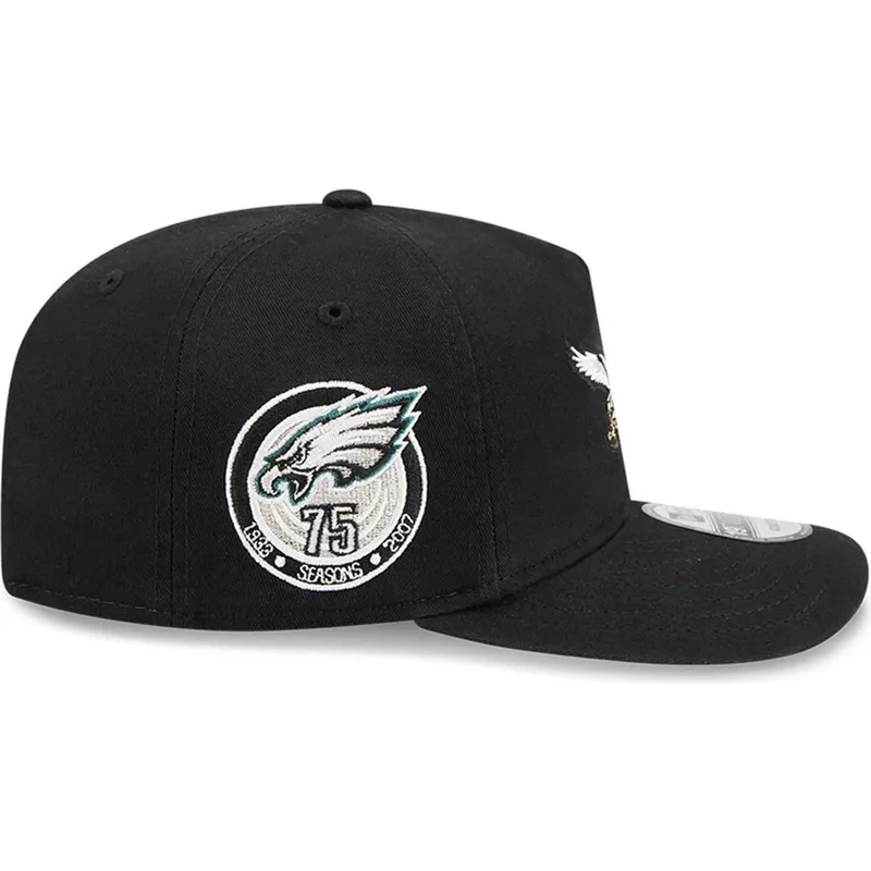 schwarze-gebogene-snapback-kappe-19twenty-champion-der-philadelphia-eagles-nfl-von-new-era