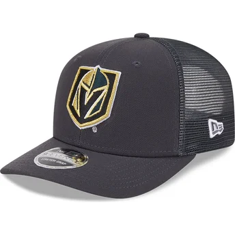 Čepice zaoblená šedá snapback 9SEVENTY Stretch Snap Evergreen Vegas Golden Knights NHL New Era