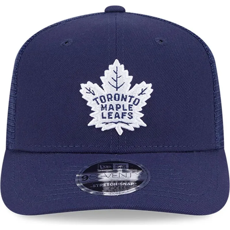 morkbla-trucker-keps-9seventy-stretch-snap-evergreen-toronto-maple-leafs-nhl-fran-new-era