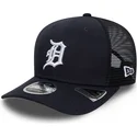 morkbla-trucker-keps-9seventy-stretch-snap-evergreen-fran-detroit-tigers-mlb-av-new-era