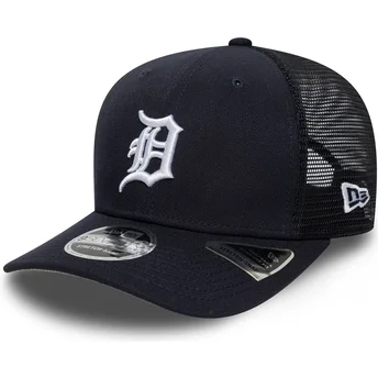 Marineblaue Trucker-Kappe 9SEVENTY Stretch Snap Evergreen der Detroit Tigers MLB von New Era