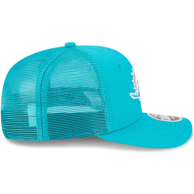 new-era-9seventy-stretch-snap-evergreen-miami-dolphins-nfl-blue-trucker-hat