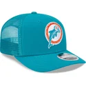 trucker-9seventy-stretch-snap-evergreen-helmet-miami-dolphins-nfl-new-era