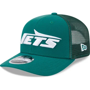 Čepice zaoblená zelená snapback 9SEVENTY Stretch Snap Evergreen New York Jets NFL New Era
