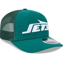 gron-trucker-keps-9seventy-stretch-snap-evergreen-new-york-jets-nfl-fran-new-era