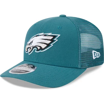 Cap zaoblená green snapback 9SEVENTY Stretch Snap Evergreen Philadelphia Eagles NFL New Era