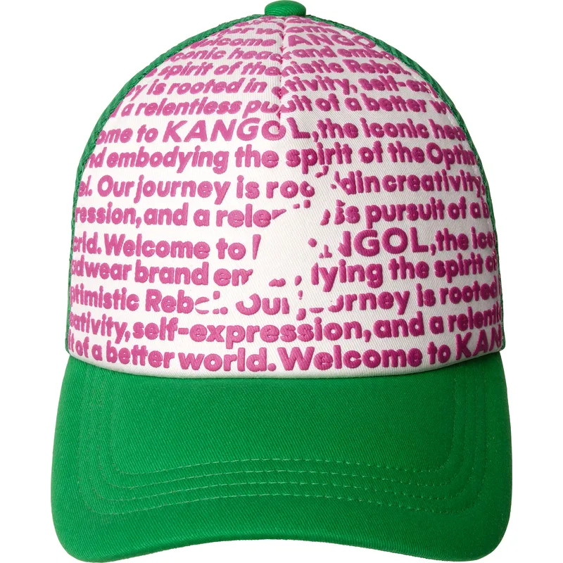 trucker-kappe-grun-fine-print-von-kangol