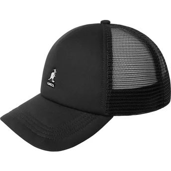 Čepice zaoblená černá snapback Kangaroo Kangol
