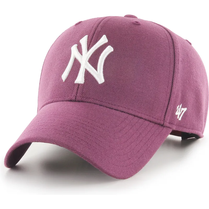 cepice-zaoblena-cervena-snapback-mvp-new-york-yankees-mlb-47-brand