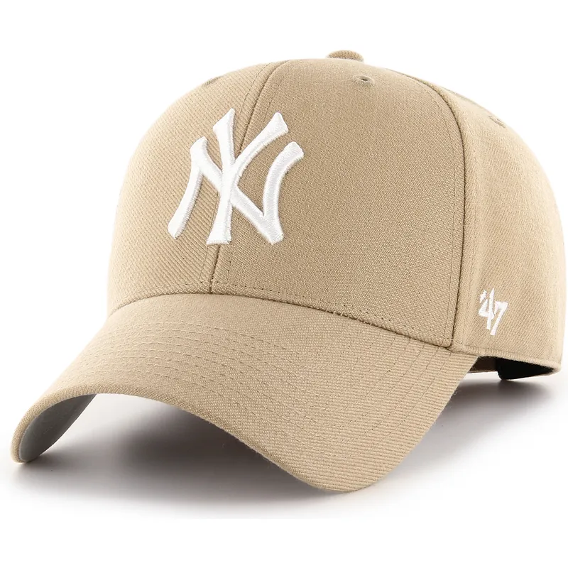 cap-zaoblena-khaki-adjustable-strap-mvp-new-york-yankees-mlb-47-brand