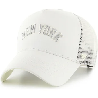 Καπέλο trucker μπεζ Offside DT Soft Glow Script των New York Yankees MLB της 47 Brand