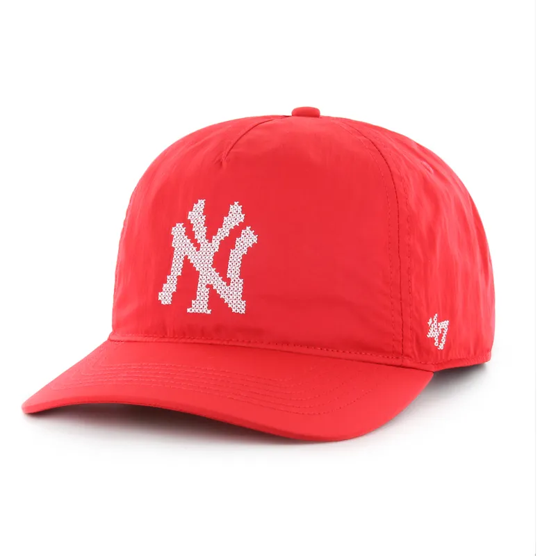 cepice-zaoblena-cervena-snapback-hitch-lc-eight-bit-hero-new-york-yankees-mlb-47-brand