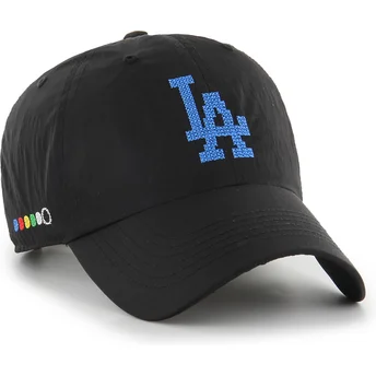 Svart justerbar kurvad keps Clean Up Eight Bit Hero från Los Angeles Dodgers MLB av 47 Brand
