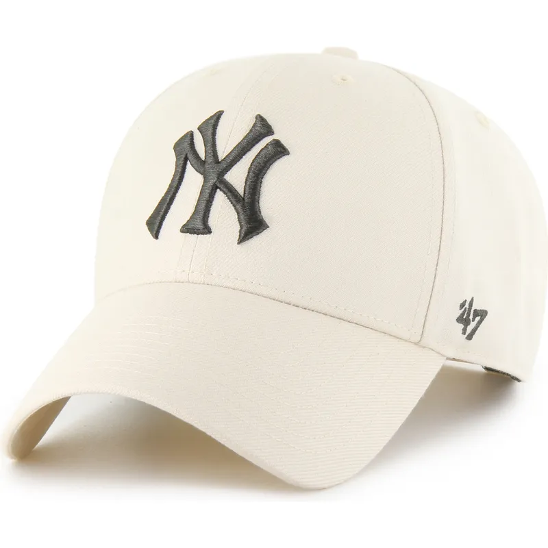 beige-gebogene-snapback-kappe-mvp-der-new-york-yankees-mlb-von-47-brand