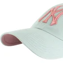 gorra-curva-verde-ajustable-con-logo-rosa-clean-up-ballpark-de-new-york-yankees-mlb-de-47-brand