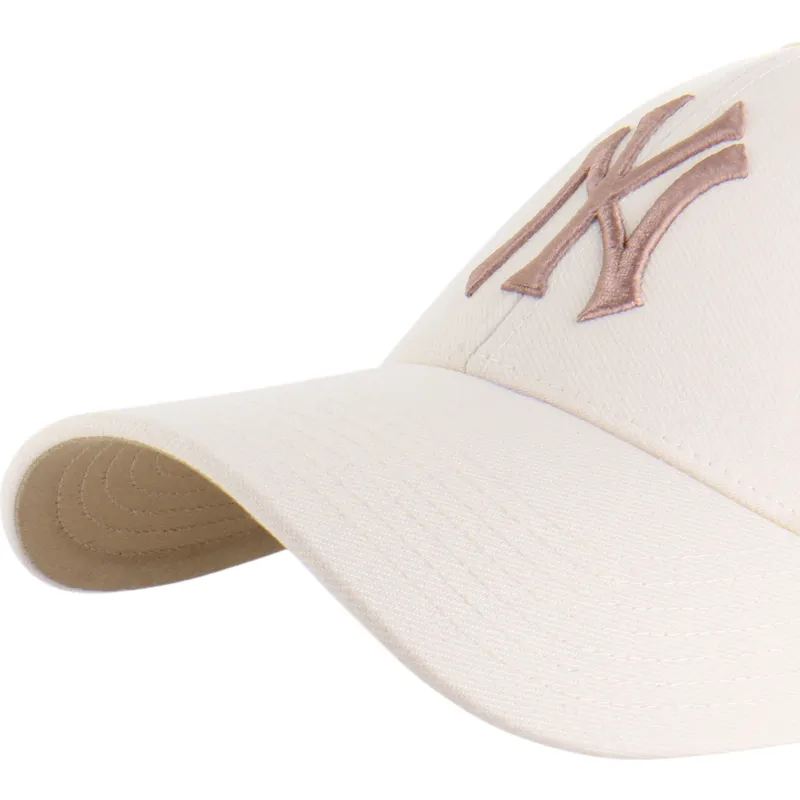 gorra-curva-beige-snapback-con-logo-marron-mvp-ballpark-de-new-york-yankees-mlb-de-47-brand