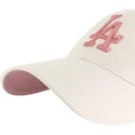 47-brand-curved-brim-pink-logo-mvp-ballpark-los-angeles-dodgers-mlb-beige-snapback-cap