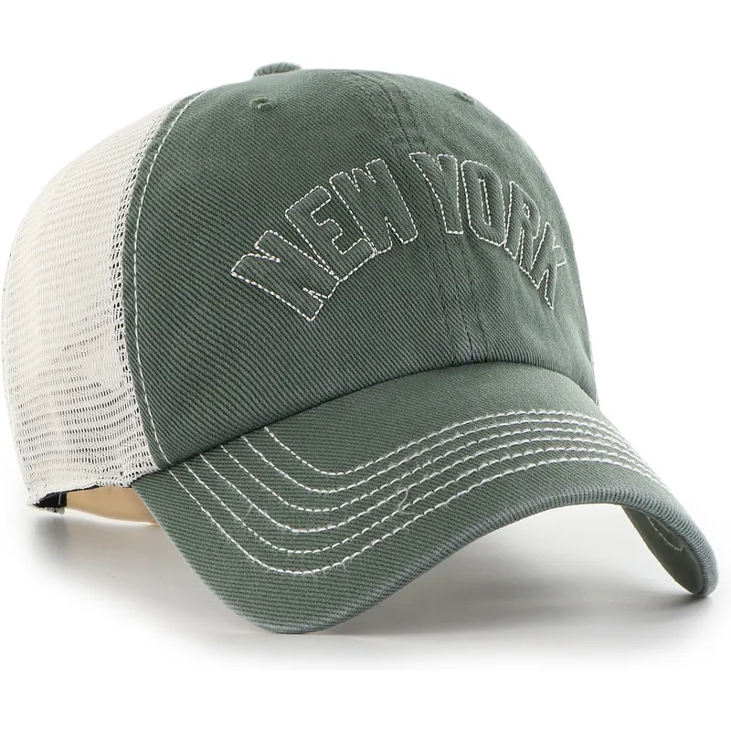 cepice-zaoblena-zelena-snapback-clean-up-trailer-script-mesh-new-york-yankees-mlb-47-brand