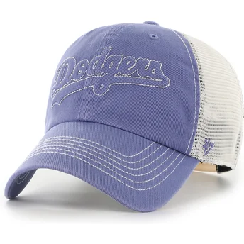 Καπέλο trucker μπλε Clean Up Trailer Script Mesh των Los Angeles Dodgers MLB της 47 Brand