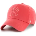 cap-zaoblena-red-adjustable-strap-clean-up-trailer-new-york-yankees-mlb-47-brand