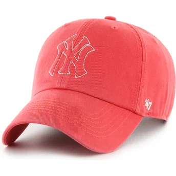 Cap zaoblená red adjustable strap Clean Up Trailer New York Yankees MLB 47 Brand