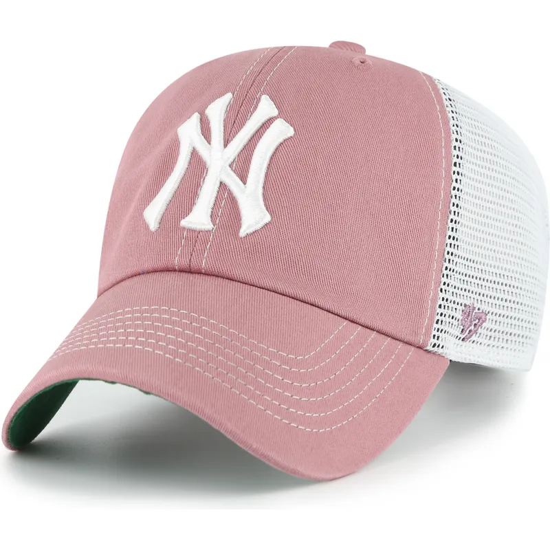 cepice-zaoblena-ruzova-snapback-clean-up-trawler-new-york-yankees-mlb-47-brand cepice-zaoblena-ruzova-snapback-clean-up-trawler-new-york-yankees-mlb-47-brand