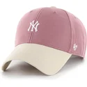 cepice-zaoblena-ruzova-nastavitelny-mvp-base-runner-two-tone-legend-new-york-yankees-mlb-47-brand