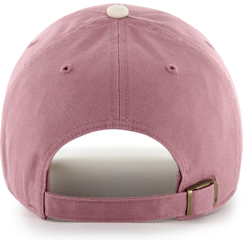 cap-zaoblena-pink-adjustable-strap-mvp-base-runner-two-tone-legend-new-york-yankees-mlb-47-brand cap-zaoblena-pink-adjustable-strap-mvp-base-runner-two-tone-legend-new-york-yankees-mlb-47-brand