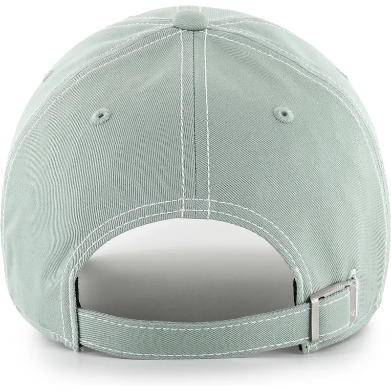 cap-zaoblena-green-adjustable-strap-clean-up-contrast-stitch-los-angeles-dodgers-mlb-47-brand