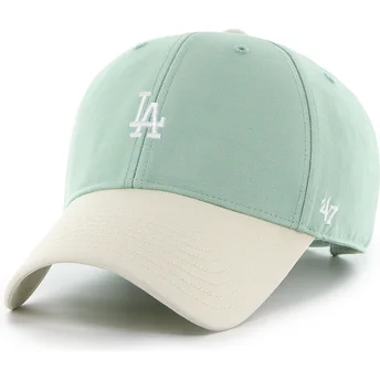 Čepice zaoblená zelená nastavitelný MVP Base Runner Two Tone Legend Los Angeles Dodgers MLB 47 Brand