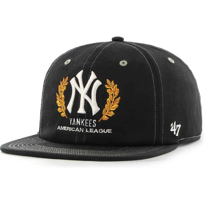 cepice-rovna-cerna-snapback-captain-rl-keepsake-new-york-yankees-mlb-47-brand cepice-rovna-cerna-snapback-captain-rl-keepsake-new-york-yankees-mlb-47-brand