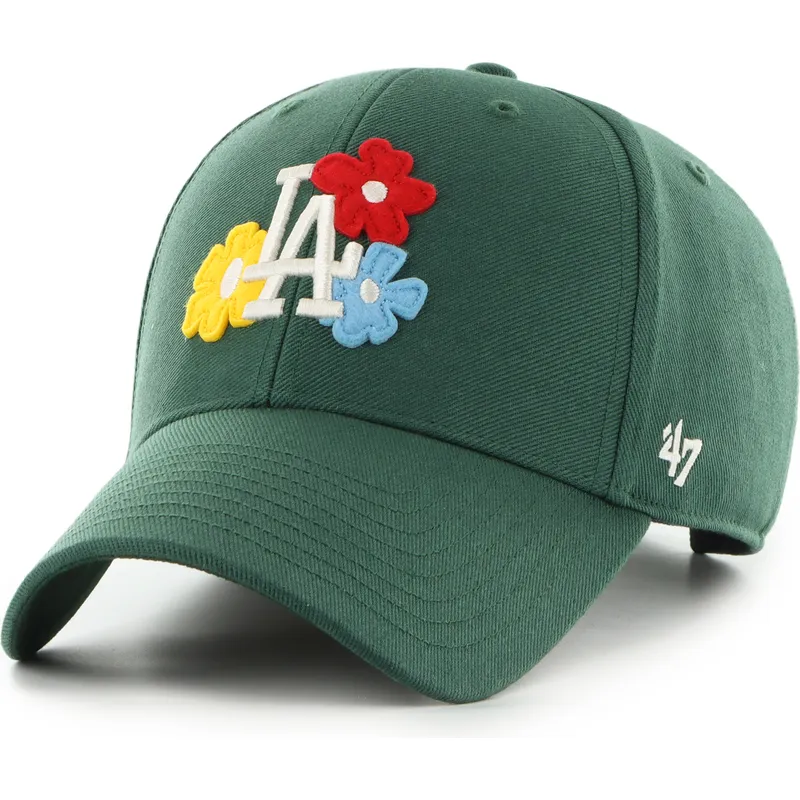 cepice-zaoblena-zelena-nastavitelny-mvp-gallery-los-angeles-dodgers-mlb-47-brand