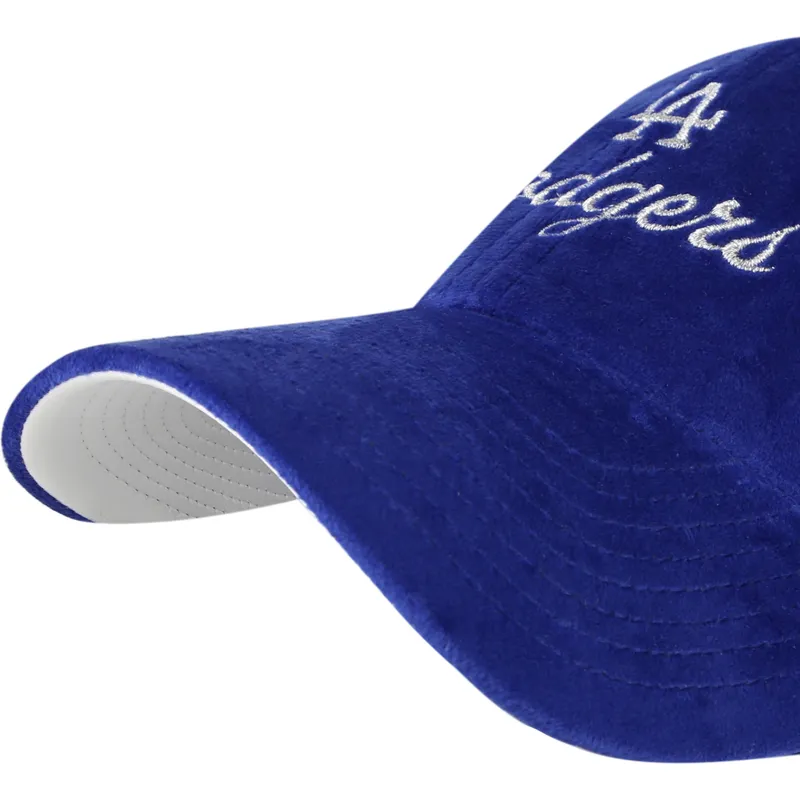 blaue-verstellbare-curved-cap-clean-up-spirited-der-los-angeles-dodgers-mlb-von-47-brand