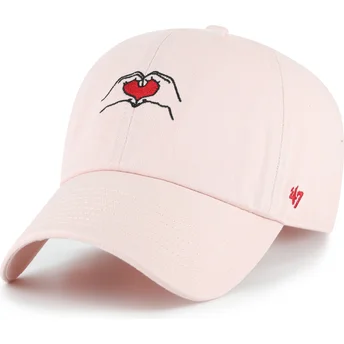 Cap zaoblená pink adjustable strap 47 Brand