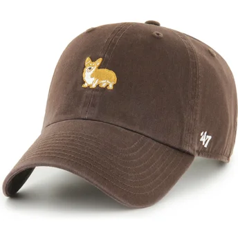 Čepice zaoblená hnědá nastavitelný Clean Up Dog Base Runner 47 Brand
