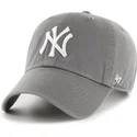 cepice-zaoblena-seda-nastavitelny-clean-up-no-loop-label-new-york-yankees-mlb-47-brand