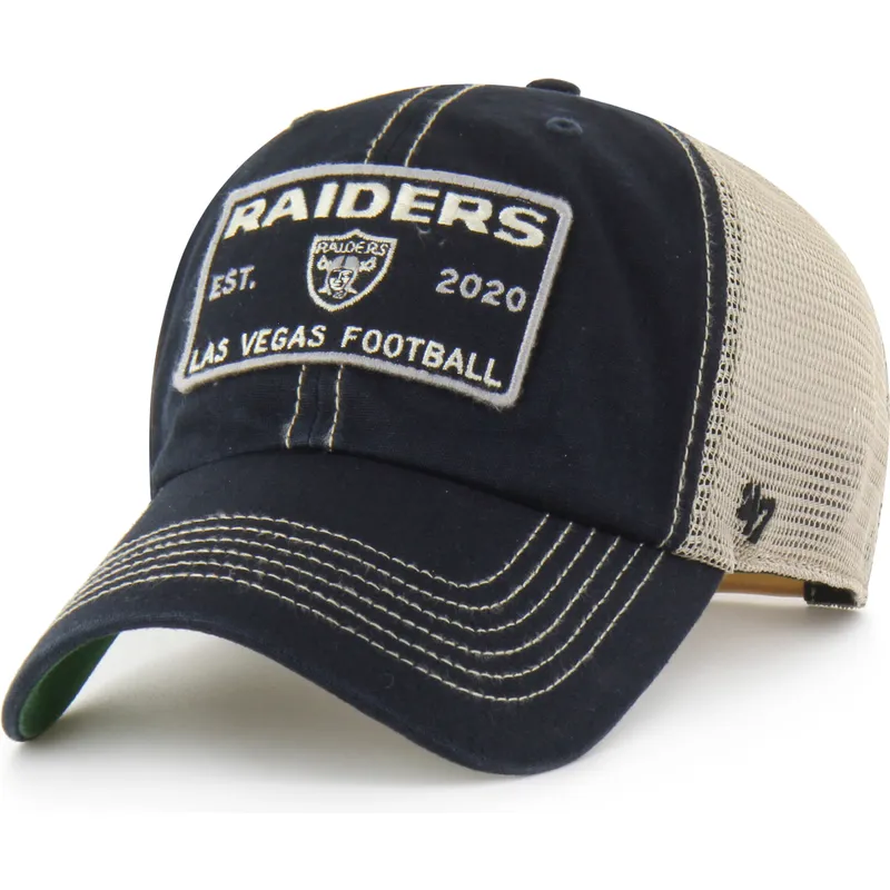 trucker-clean-up-wabash-las-vegas-raiders-nfl-47-brand