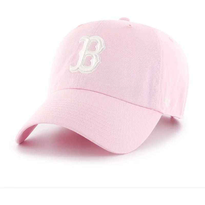 cepice-zaoblena-ruzova-nastavitelny-clean-up-boston-red-sox-mlb-47-brand cepice-zaoblena-ruzova-nastavitelny-clean-up-boston-red-sox-mlb-47-brand